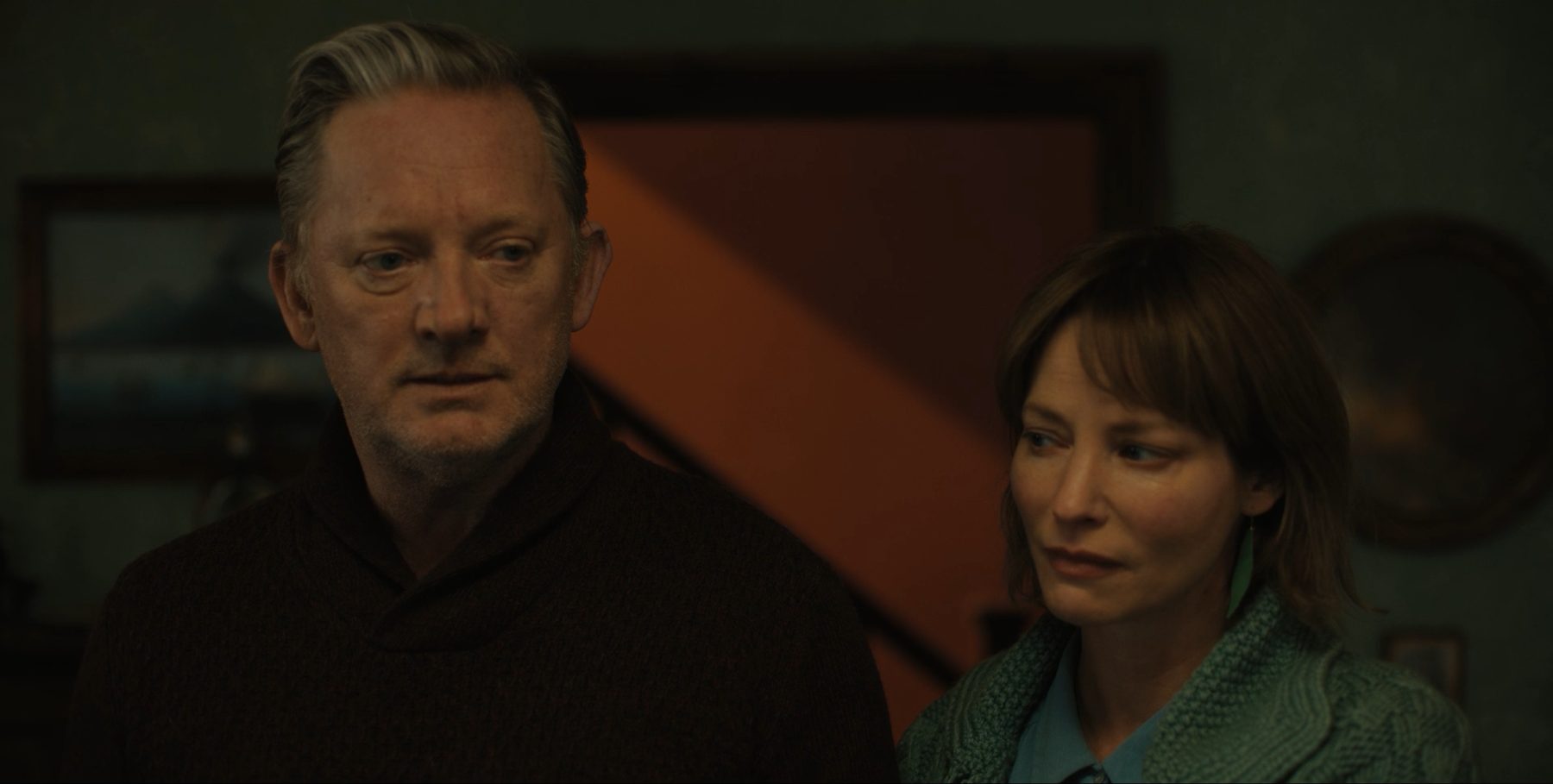 Father and Mother in the hallway